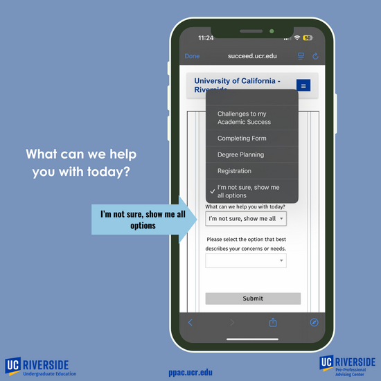 I'm not sure, show me all options
